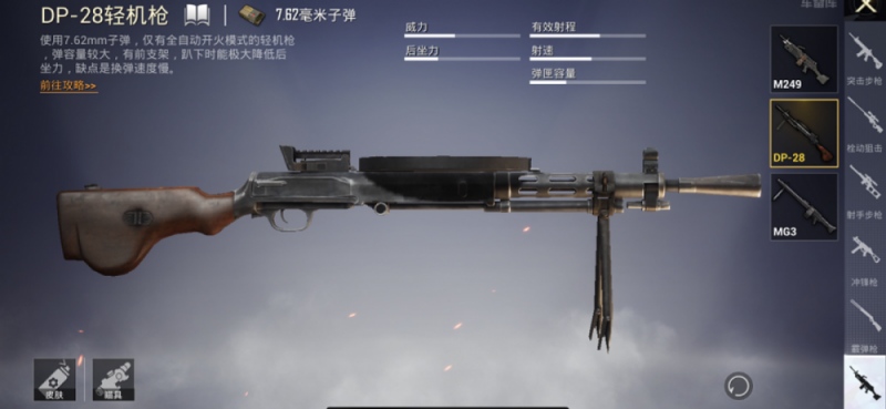 轻机枪严重被低估SKY手持DP-28机瞄击杀敌人为冷门枪正名