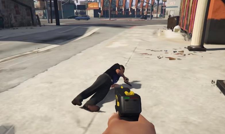 GTA5中最让人讨厌的武器也是最鸡肋的武器电击震荡